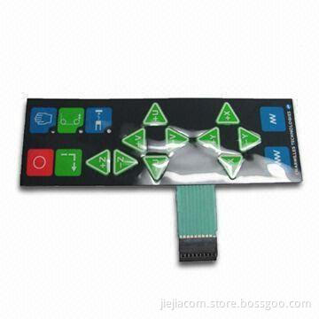 Membrane Keyboard with Backlighting LED and 500V DC/500mΩ Insulation Resistance